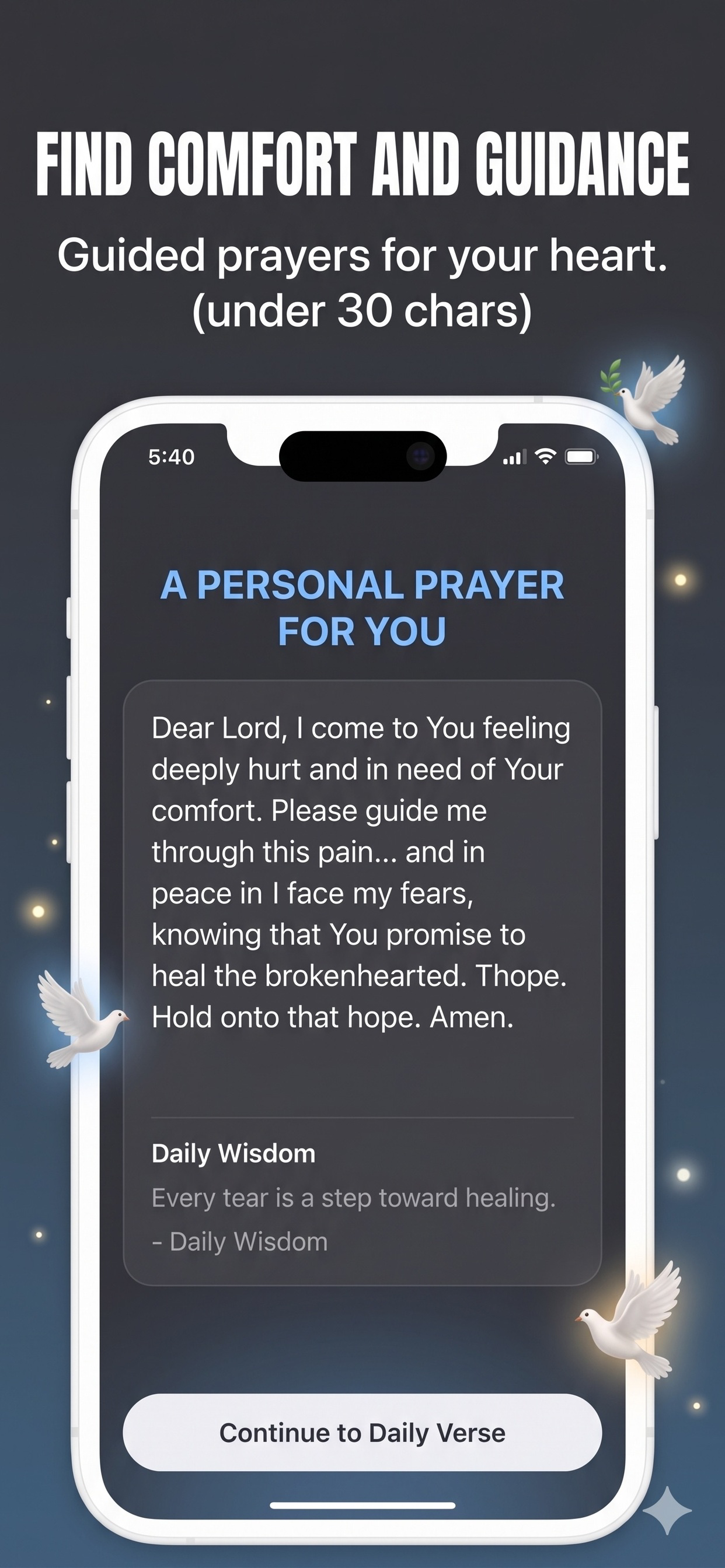 Find Comfort and Guidance